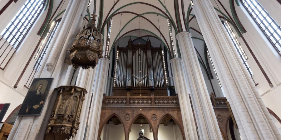 Ceiling vault of the St. Nicholas' Church Museum 