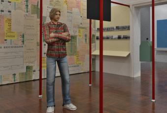 View into one of the exhibition's rooms