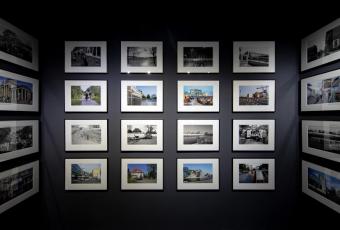 Berlin now and then in black/white and colour photography