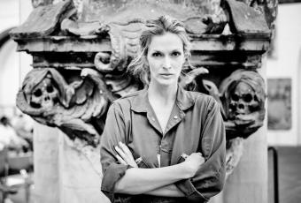 Artist Mia Florentine Weiss at Museum Nikolaikirche 