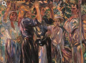 Dora Hitz: Weinernte (Grape Harvest), circa. 1910 | Museumsstiftung Dr. Otto und Ilse Augustin © Stadtmuseum Berlin